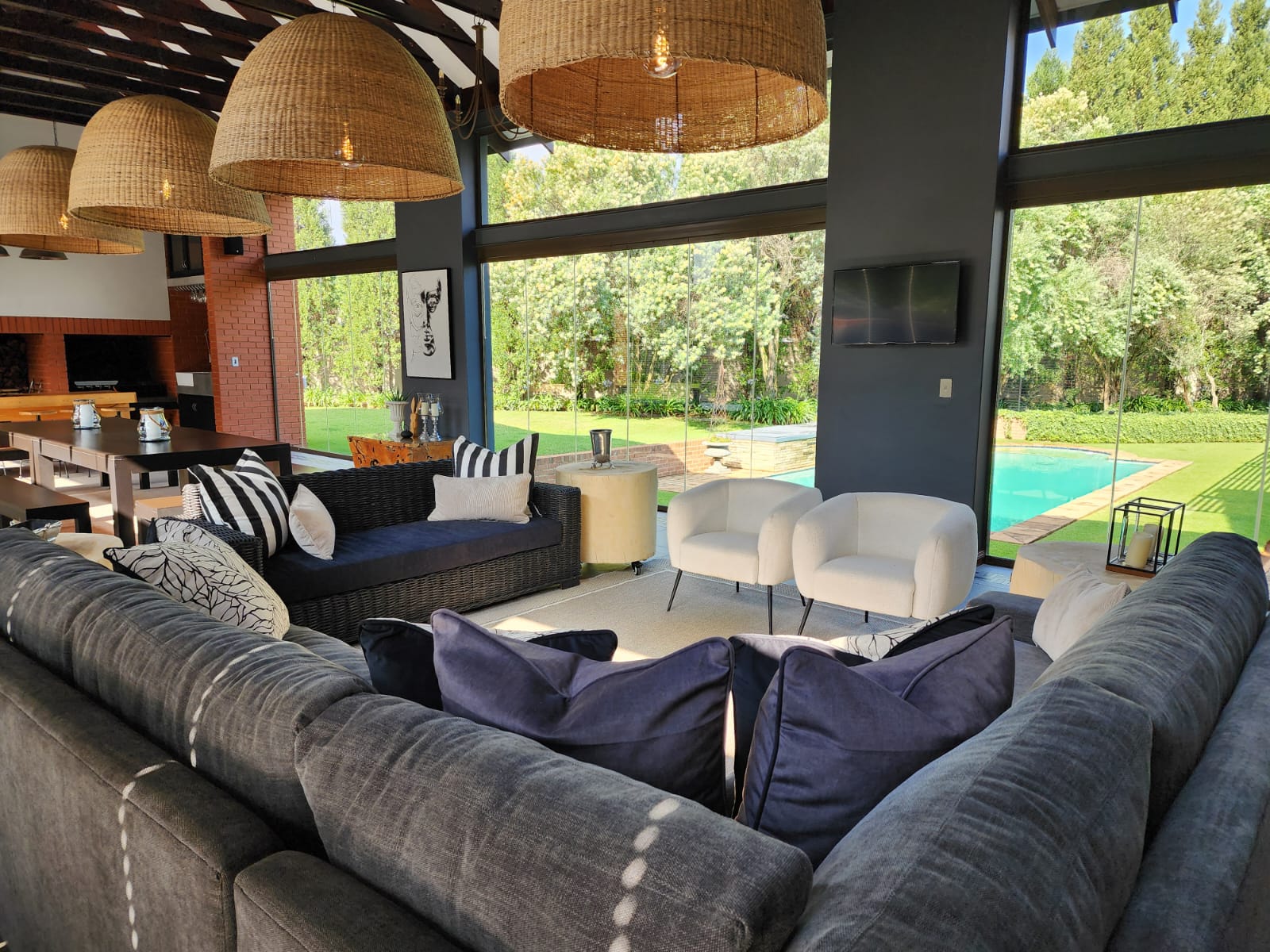 modern interior design South Africa living room by Sew Good Interior
